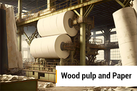 Wood pulp and paper